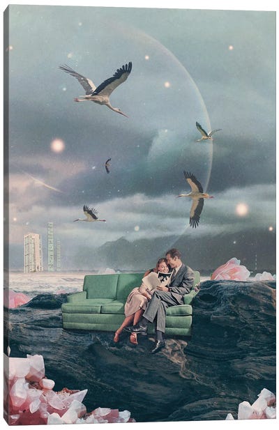 Evenings That I Can't Remember Canvas Art Print - Frank Moth