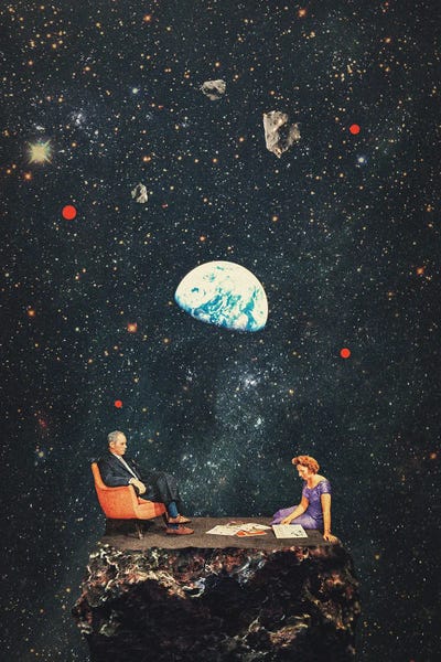 I'm Not Going Anywhere by Frank Moth framed wall art