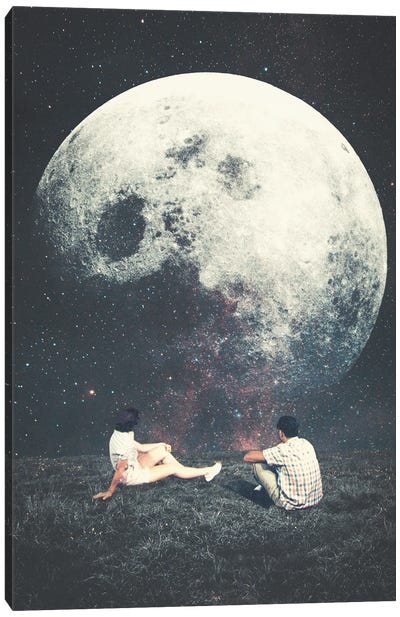My Moon My Man My Love Canvas Art Print - Frank Moth