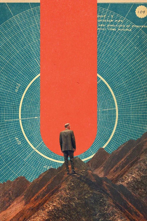 The Only Compass Is Observance by Frank Moth wall art