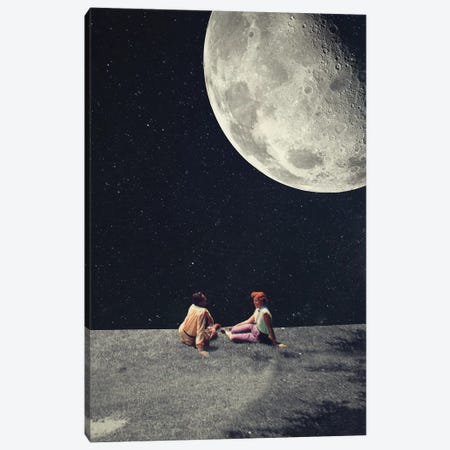 I Gave You the Moon for a Smile Canvas Print #FRM12} by Frank Moth Art Print