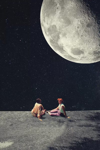 Space Fiction: I Gave You the Moon for a Smile by Frank Moth
