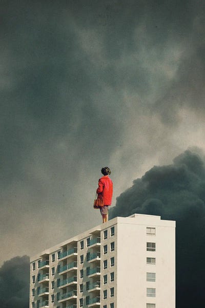 Women's Suits: We Will Escape From Our Cities by Frank Moth