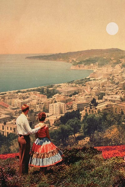 Romantic Bedroom (Couples): Is This the City we Dreamt of by Frank Moth