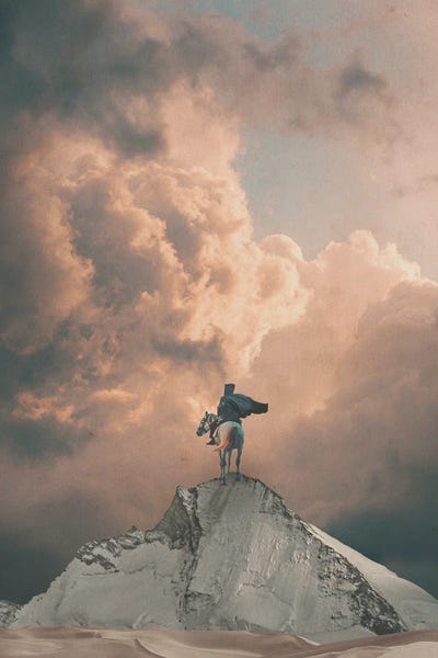 Lone Wayfarer by Frank Moth canvas print