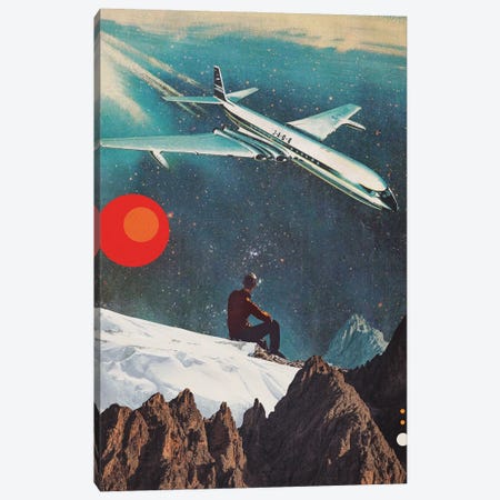 Retrovoyager Canvas Print #FRM145} by Frank Moth Art Print