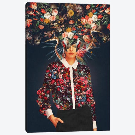Your Head Was Full Of Colours That Had Nο Names Canvas Print #FRM148} by Frank Moth Canvas Artwork