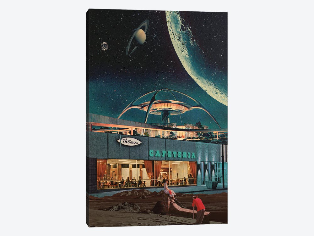 A Postcard From Year 2346 by Frank Moth 1-piece Canvas Artwork