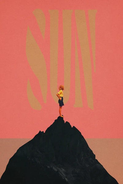 Pink Summer Sun by Frank Moth canvas print