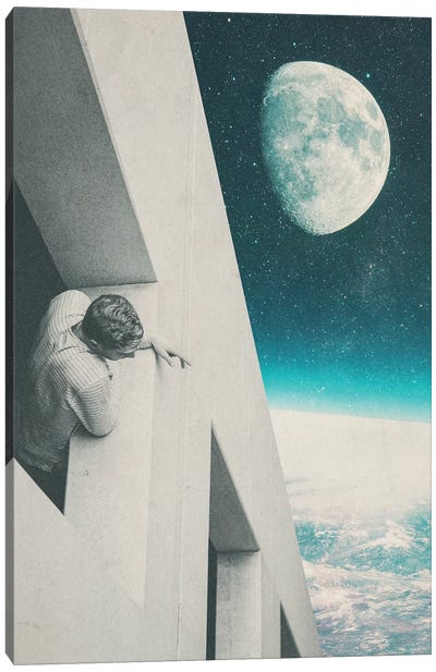 Needed to Breathe Canvas Art Print - Space Fiction Art