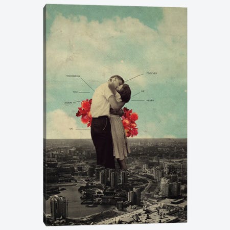 NeverForever Canvas Print #FRM25} by Frank Moth Canvas Print