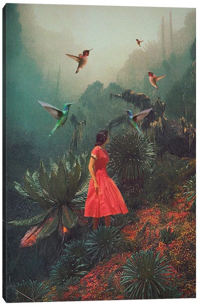 20 Seconds before the Rain Canvas Art Print - Hummingbird Art