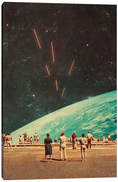 The Others Canvas Art Print - Space Fiction Art