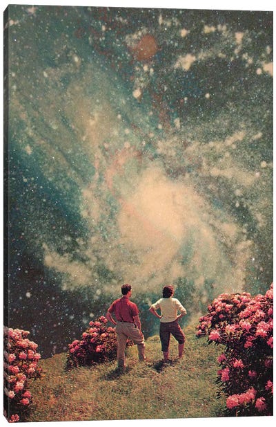 There Will be light in the End Canvas Art Print - Space Fiction Art