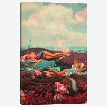 Those Pink Afternoons Canvas Print #FRM46} by Frank Moth Canvas Print