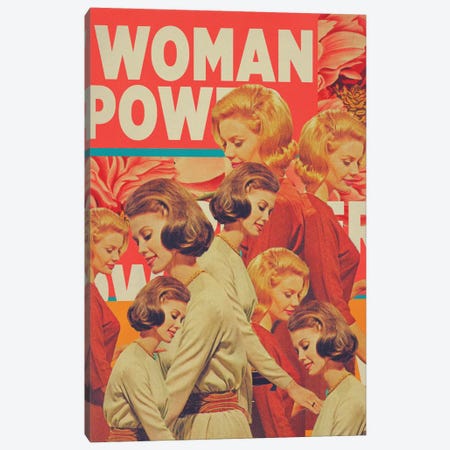 Woman Power Canvas Print #FRM53} by Frank Moth Canvas Print
