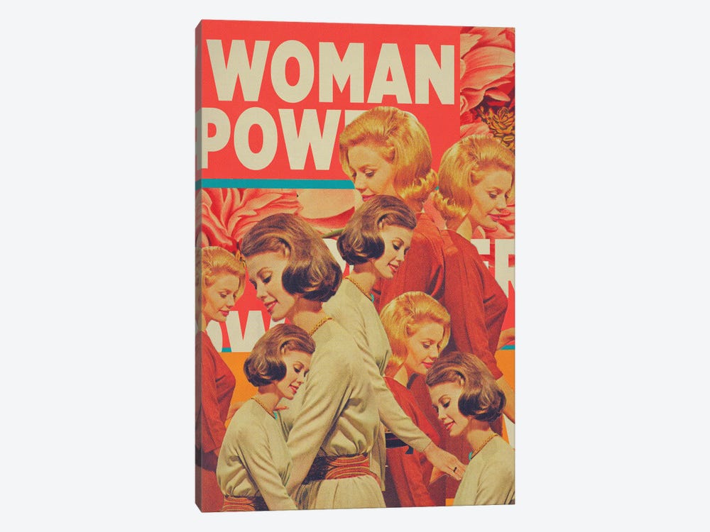 Woman Power by Frank Moth 1-piece Canvas Print