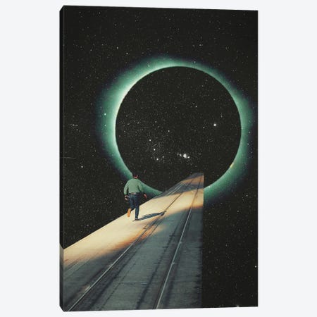 Escaping Into The Void Canvas Print #FRM59} by Frank Moth Art Print
