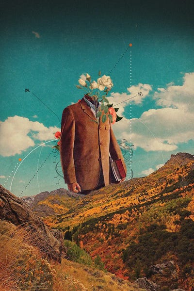 Floral Portraits: Sometimes I Think You Will Return by Frank Moth