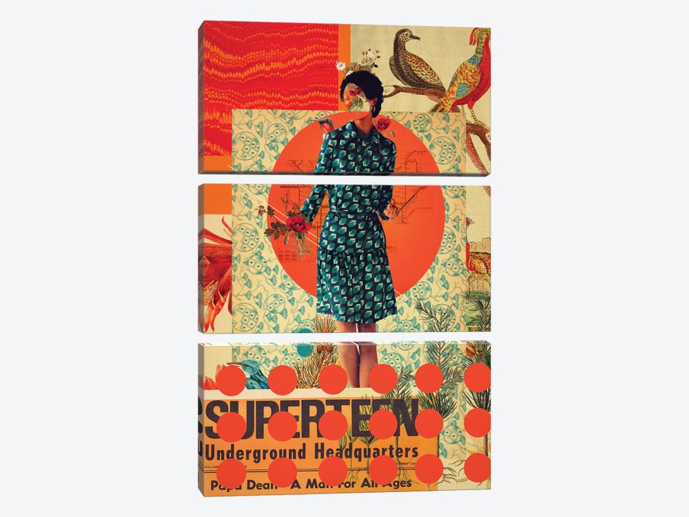 Superteen by Frank Moth 3-piece Canvas Print