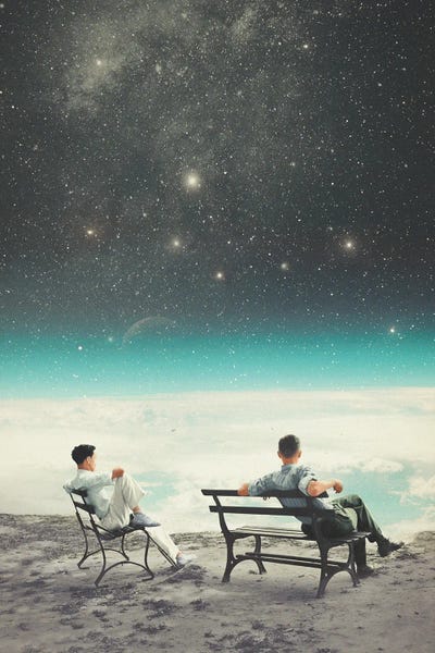 Space Fiction: You Were There In My Deepest Silence by Frank Moth