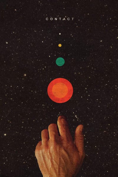 Kids Astronomy & Space Art: Contact by Frank Moth