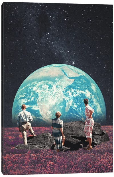 Don't Worry, the Kids Will Be Alright Canvas Art Print - Earth Art
