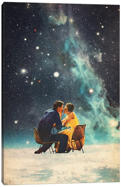 I'll Take you to the Stars for a Second Date Canvas Art Print - Astronomy & Space Art