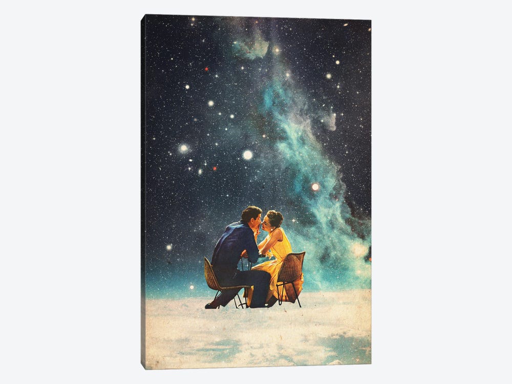 I'll Take you to the Stars for a Second Date by Frank Moth 1-piece Canvas Artwork