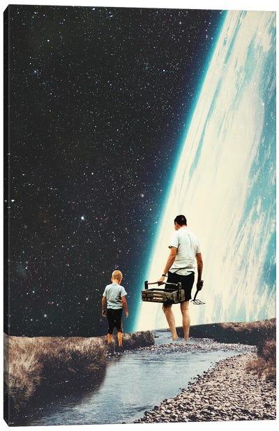 We Will Always Come Back Here Canvas Art Print - Planet Art