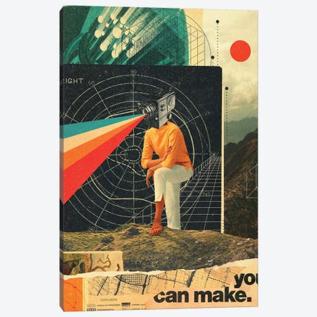 You Can Make It Right Canvas Print #FRM92} by Frank Moth Canvas Print