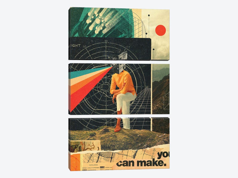 You Can Make It Right by Frank Moth 3-piece Canvas Art