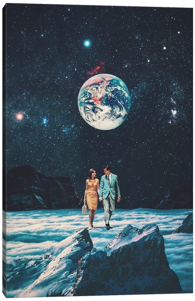 I Promise You We Will Be Back Soon Canvas Art Print - Earth Art