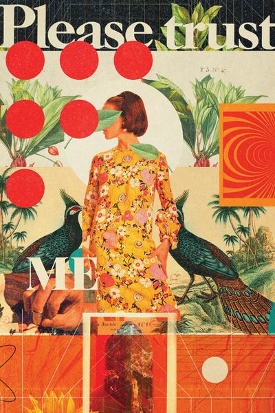 Typography: Please Trust Me by Frank Moth