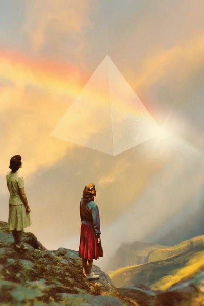 Prism by Fran Rodriguez framed canvas print