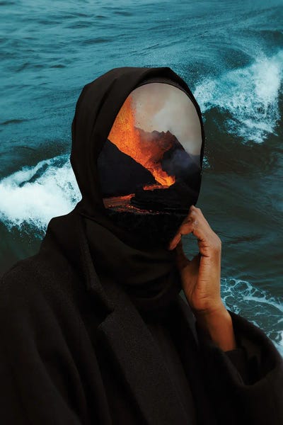 Volcano by Fran Rodriguez canvas print