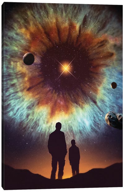 Legacy Canvas Art Print - Sci-Fi Planet Art