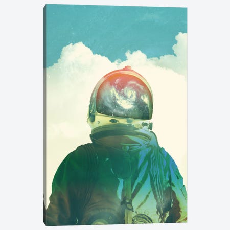 God Is An Astronaut Canvas Print #FRO14} by Fran Rodriguez Canvas Artwork