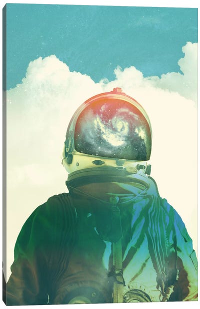 God Is An Astronaut Canvas Art Print - Space Exploration Art
