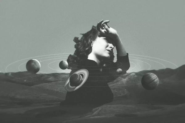 Kids Astronomy & Space Art: Orbits I by Fran Rodriguez