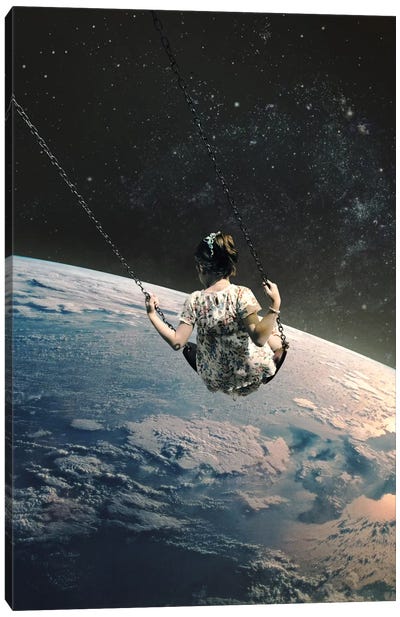 Swing Canvas Art Print - Astronomy & Space Art
