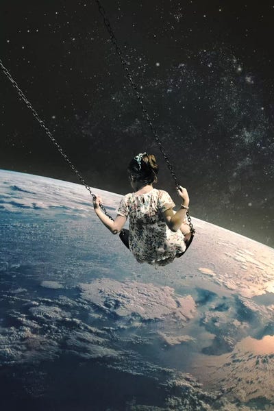 Kids Inspirational Art: Swing by Fran Rodriguez