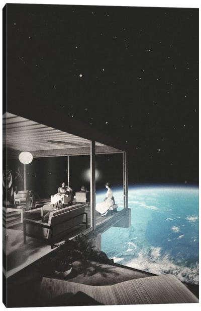 The View Canvas Art Print - Planets