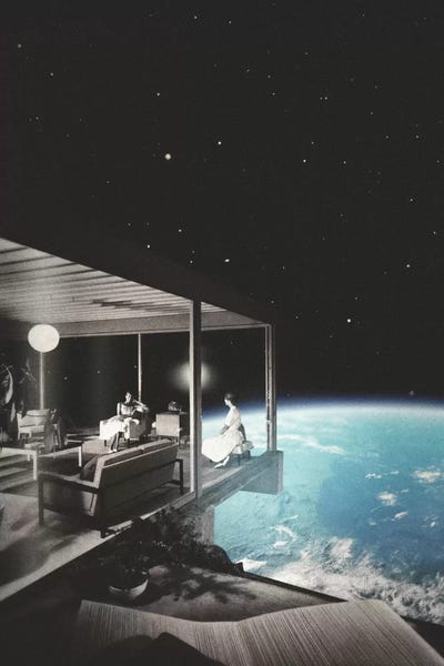 Kids Astronomy & Space Art: The View by Fran Rodriguez