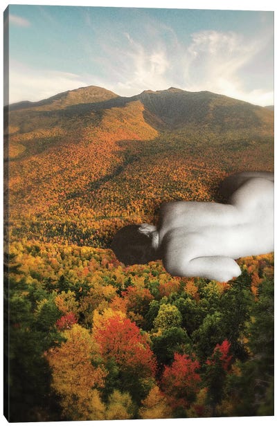 Fall Canvas Art Print - Surreal Bodyscapes