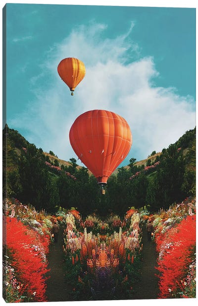 Hot Air Canvas Art Print - Hot Air Balloon Art