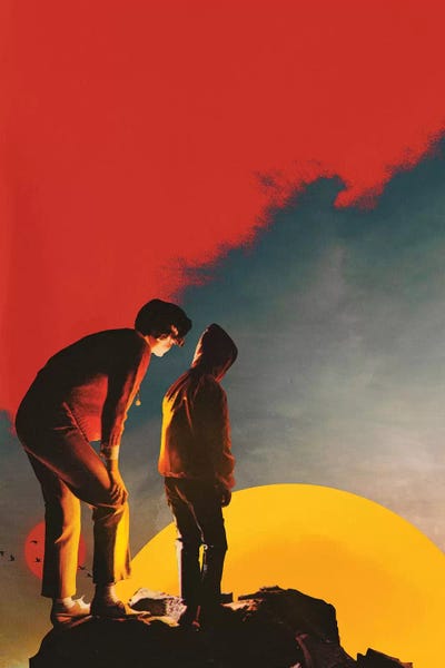 Down There by Fran Rodriguez framed canvas print