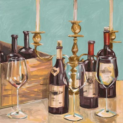 Dinner Party I by Heather A. French-Roussia acrylic art print