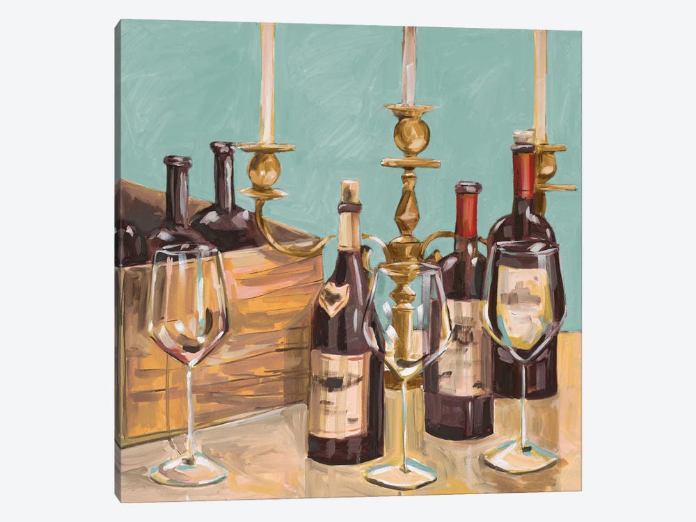 Dinner Party I by Heather A. French-Roussia 1-piece Canvas Art Print