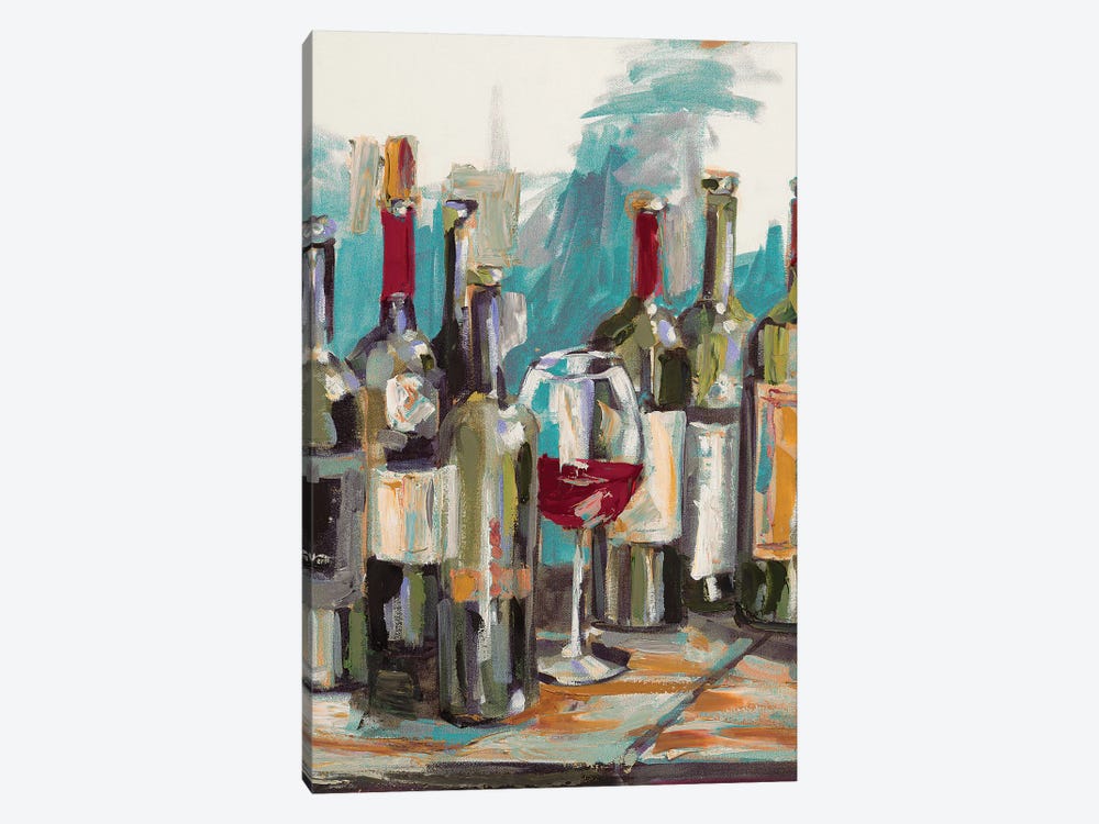 Uncorked I by Heather A. French-Roussia 1-piece Canvas Print